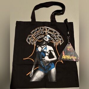NEW!! Anitta “Baile Funk Experience Tour” Tote and Laminate Bundle-Black (NWOT)